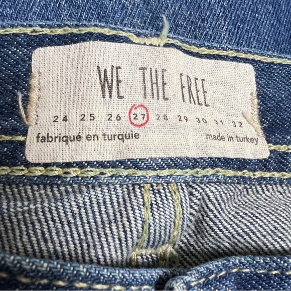 NWT We The Free Maggie Straight Jean Size 27 - Picture 8 of 13